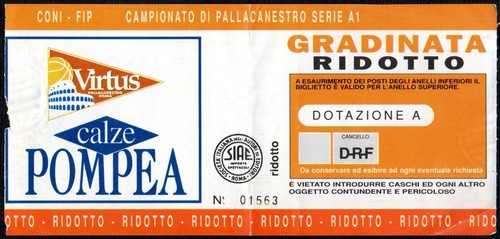 Ticket virtus roma calze - virtus,