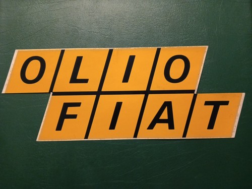 Adesivo pubblicitario vintage - pubblicitario,