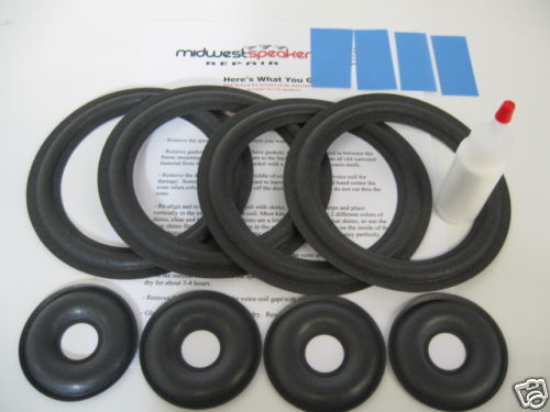Kef 104 woofer refoam kit - woofer,