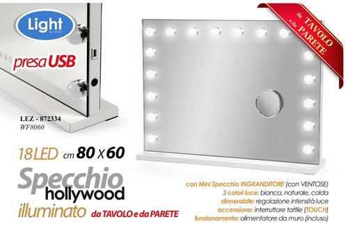 Specchio tavolo parete - da,