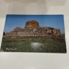 CARTOLINA COLORI VINTAGE COLLEZIONE TORRALBA NURAGHE SANTU ANTINE - SARDEGNA