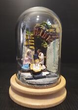  Presepe in campana in vetro
