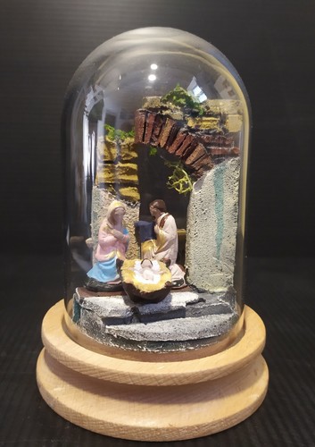 Presepe campana in vetro - campana,
