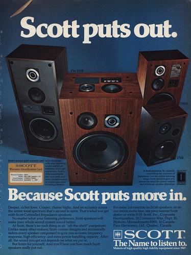 Altoparlanti scott 1978 - altoparlanti,