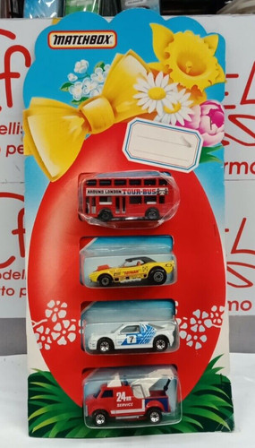 Matchbox set 4 mezzi - -,
