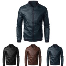 Cappotto uomo ecopelle giacca
