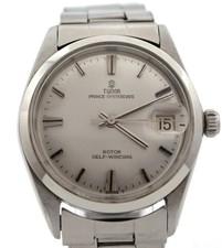Tudor Prince Oysterdate ref. Bracciale Rolex piccolo rivettato rosa in acciaio 7966. Cal. 2484