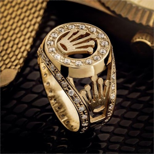 Anello uomo modello corona - uomo,