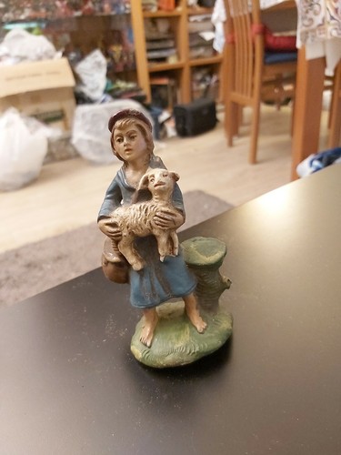 Vecchia statuina presepe - statuina,