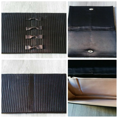 Pochette vintage nera - in, raso