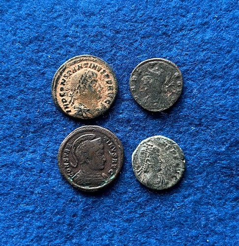 Lotto tardo romani monete in - romani,