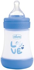 Chicco Perfect 5 - Biberon 0M+ Flusso Lento Capacità 150ml Azzurro