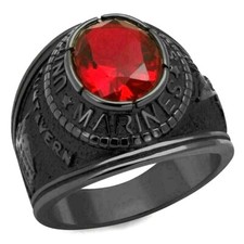 Anello in acciaio inox nero
