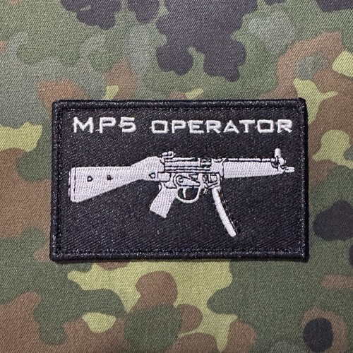 Gancio patch ricamato mp5 - gancio,