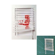 Stencil artigianale carta scrapbooking fustelle taglio metallo tenda finestra telaio