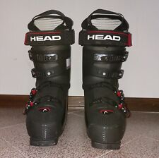 SCARPONI SCI HEAD UOMO, NUMERO 46, NERI CON DETTAGLI ROSSI, USATI 2 VOLTE