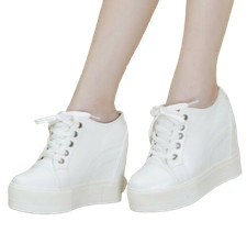 sneakers donna alte zeppa