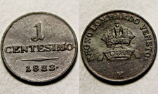 Italy 1 Centesimo 1822 M