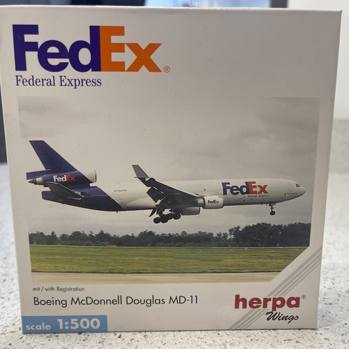 Herpa wings 500 11 fedex - wings, md-11