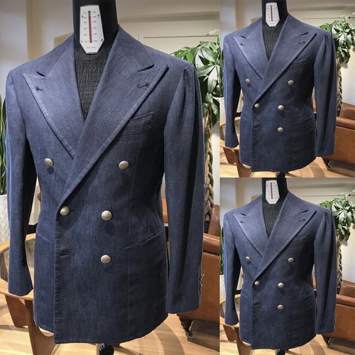 Tuta uomo denim - , doppiopetto