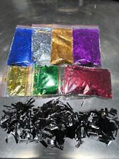 FIBRA DI CARBONIO FORGIATO FOGLIE COLORATE SCAGLIE E RESINA EPOSSIDCA A COLATA