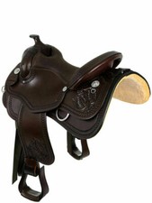 Bella /Splendida sella da reining Western Saddle Co Reining Leather...