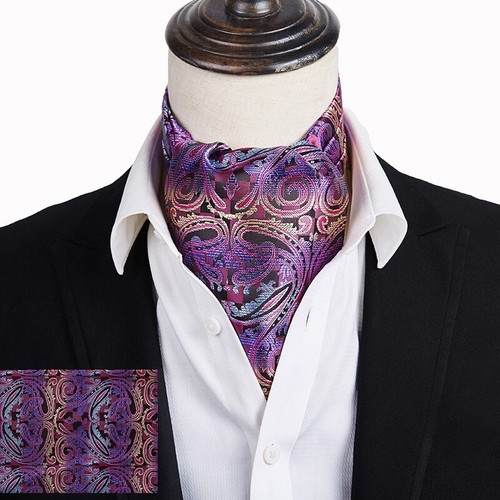 Cravatta uomo classica ascot - cravatta,