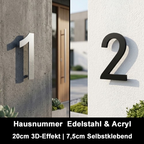 Numero civico lettere 3d - numero,