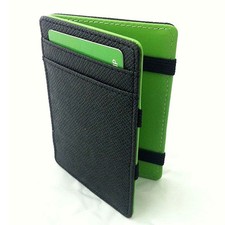 BANCONOTE MAGICO PORTAFOGLIO CARTE E DI CREDITO Magic Wallet Cash Holder Leathew