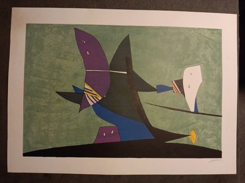 Litografia gianni dova senza - litografia,