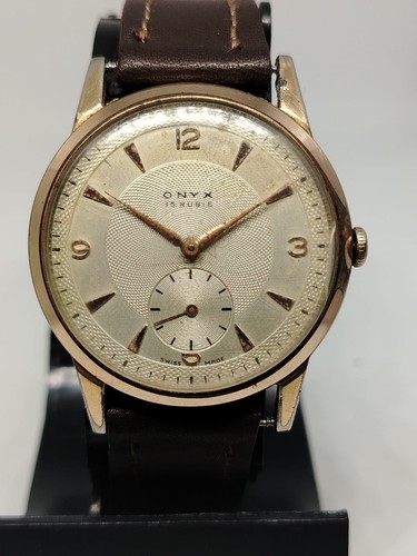 Orologio vintage onyx swiss - vintage,