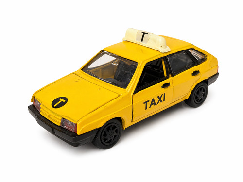 Vaz lada 21093 taxi giallo - taxi,
