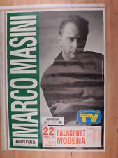Poster Originale Manifesto Concerto Marco Masini Modena 22/04/1991 70X100 Cm