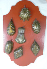 IDEA ARREDO CUCINA PASTICCERIA DOLCI PASTICCERE VECCHI STAMPI FORME BISCOTTI 1