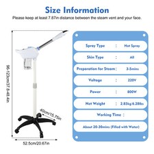 Vapozon ozono vapore?t studio cosmetico vaporizzatore sauna viso vaporizzatore DHL
