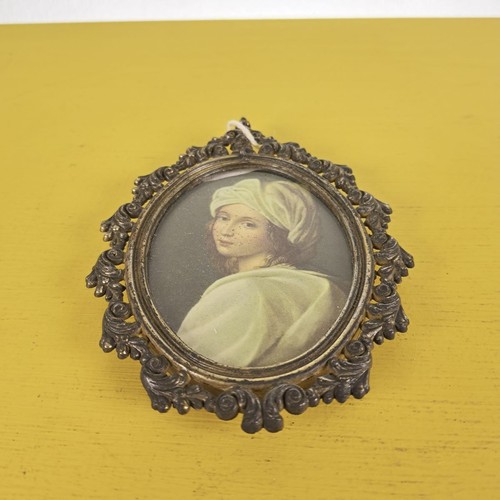 Cornice vintage metallo con - cornice,