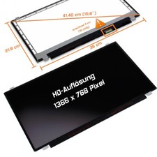 15,6" LED Display matt passend für HP M2N78US 30Pin WXGA HD 1366x768