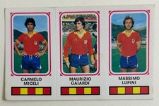 PANINI  1978/79 Figurina Calcio nuova LECCE MICELI GAIARDI LUPINI nr. 378 (2)