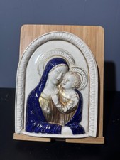 Placca Ceramica Madonna Con