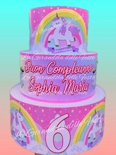 Torta UNICORNO 3piani