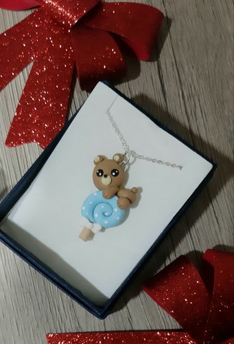 Collana orsetto biscotti