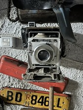 Graflex Speed Graphic 7.6cmx10.2cm Fotocamera Kodak Commerciale Ektar F:6.3