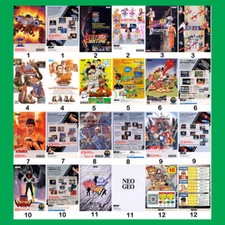 Flyer Neo Geo - SNK - stampati su carta lucida  Videogiochi Arcade Jamma