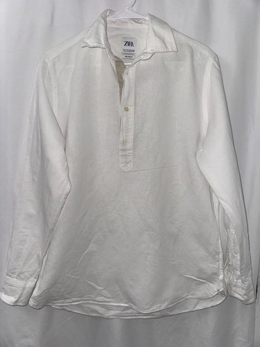 Zara camicia uomo bianca - zara,