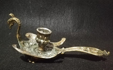 ANTICO PORTACANDELA BUGIA IN