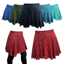 Boho Fairycore minigonna donna