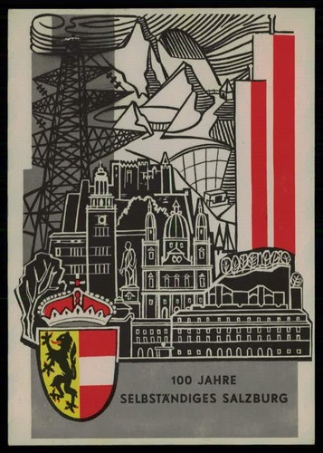Austria posta palloncino 1961 - austria,