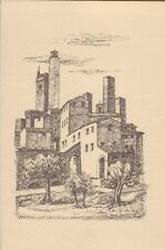 165609 cartolina san gimignano