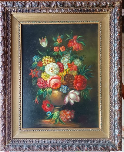 Dipinto olio su tavola - ,
