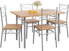 ® Gruppo Di Sedute Paul Set 5 Pezzi Tavolo Da Pranzo Con 4 Sedie Set Di Mobili p